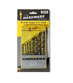 סט 8 מקדחי וידיה HARDWARE