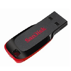 דיסק און קי SanDisk Cruzer Blade 128GB דיסק און קי SanDisk Cruzer Blade 128GB