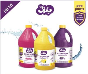 ג`ל אקונומיקה סמיכה פרחים 4 ל` טאצ` עם פקק ביטחון