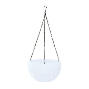 סלסלת תלייה חנה 28cm x H16 - לבן סלסלת תלייה חנה 28cm x H16 - לבן