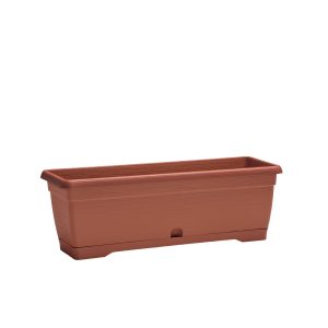 אדנית מיני צבר 25X12.5 H10 + תחתית - טרק אדנית מיני צבר 25X12.5 H10 + תחתית - טרק