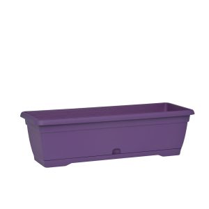 אדנית מיני צבר 25X12.5 H10 + תחתית - סגול אדנית מיני צבר 25X12.5 H10 + תחתית - סגול