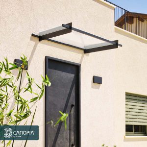 גגון Nancy אפור שקוף 0.9X1.5 עיצוב מודרני מבית פלרם-Canopia גגון Nancy אפור שקוף 0.9X1.5 עיצוב מודרני מבית פלרם-Canopia