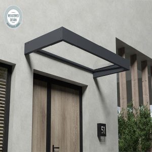 גגון Sophia אפור שקוף 1X2.2 עיצוב מודרני מבית פלרם-Canopia גגון Sophia אפור שקוף 1X2.2 עיצוב מודרני מבית פלרם-Canopia