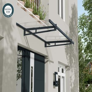 גגון Bremen אפור שקוף 0.9X2.1 עיצוב מודרני מבית פלרם-Canopia גגון Bremen אפור שקוף 0.9X2.1 עיצוב מודרני מבית פלרם-Canopia