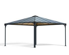 גזיבו לגינה Palermo אפור כהה 4.3X4.3  מבית פלרם-Canopia