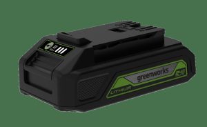סוללה 24V 2.0Ah עם שקע USB greenworks