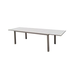שולחן אלומיניום נרו 200/300x75 ס"מ צבע בז`