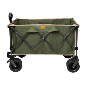 עגלת חוף מתקפלת JEEP EasyGo PRO נפח 180 ליטר L צבע ירוק עגלת חוף מתקפלת JEEP EasyGo PRO נפח 180 ליטר L צבע ירוק