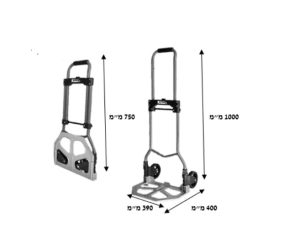 עגלת משא KR-90KGS קראוס עד 90 ק"ג KRAUSS יבואן רשמי !