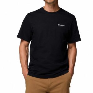 חולצה קצרה לגברים Columbia CSC Outdoor Back Graphic Tee צבע שחור black חולצה קצרה לגברים Columbia CSC Outdoor Back Graphic Tee צבע שחור black