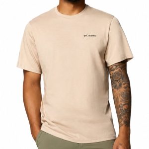 חולצה קצרה לגברים Columbia CSC Outdoor Back Graphic Tee צבע פוסיל ancient fossil חולצה קצרה לגברים Columbia CSC Outdoor Back Graphic Tee צבע פוסיל ancient fossil