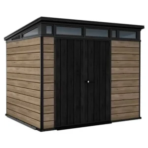 מחסן גינה DECO PENT 7*7- Ashwood